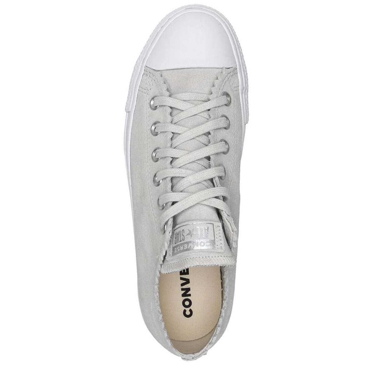 Tênis Couro Converse All Star Chuck Taylor Platfo Feminino - Cinza | Zattini
