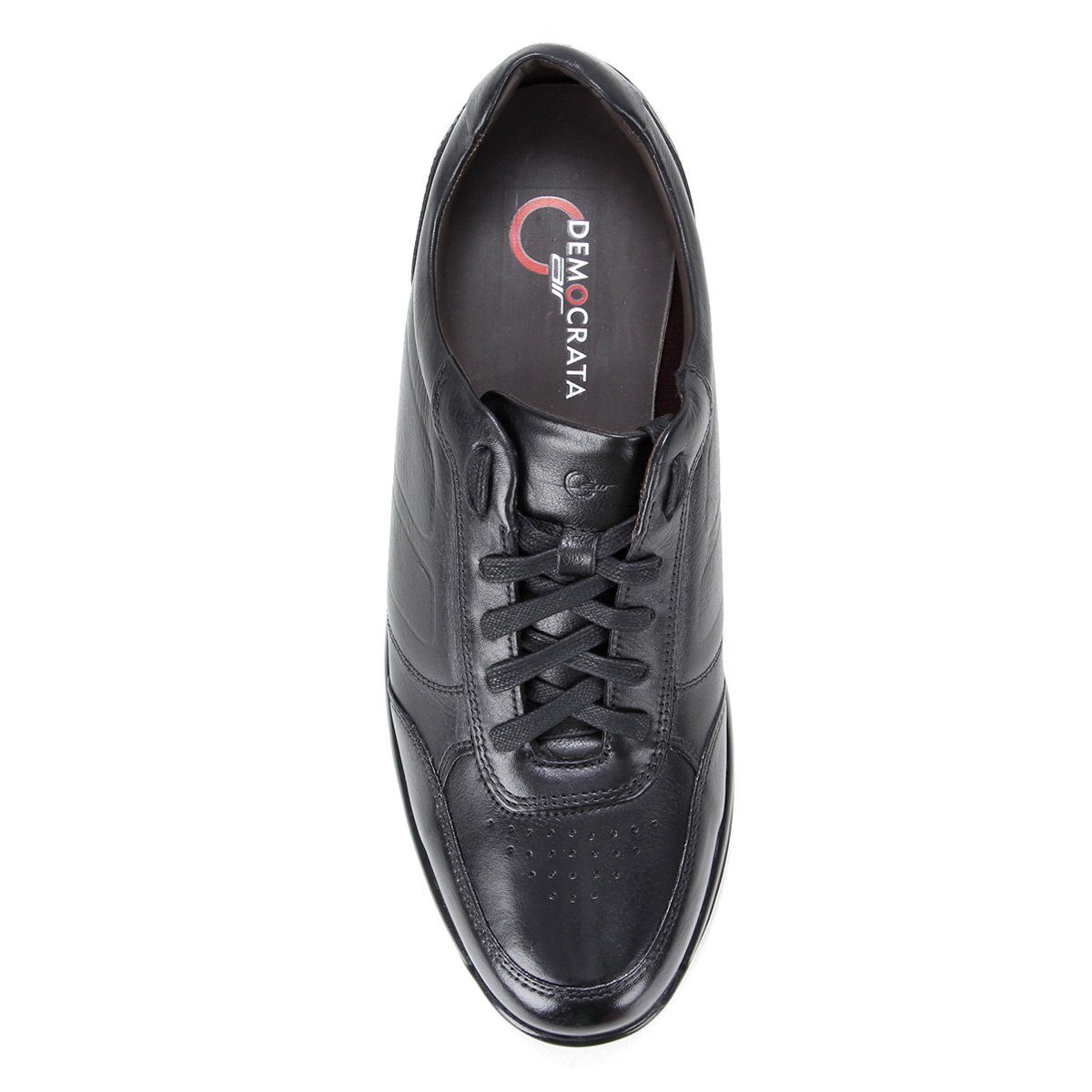 Tênis Couro Democrata Air Masculino - Preto | Zattini