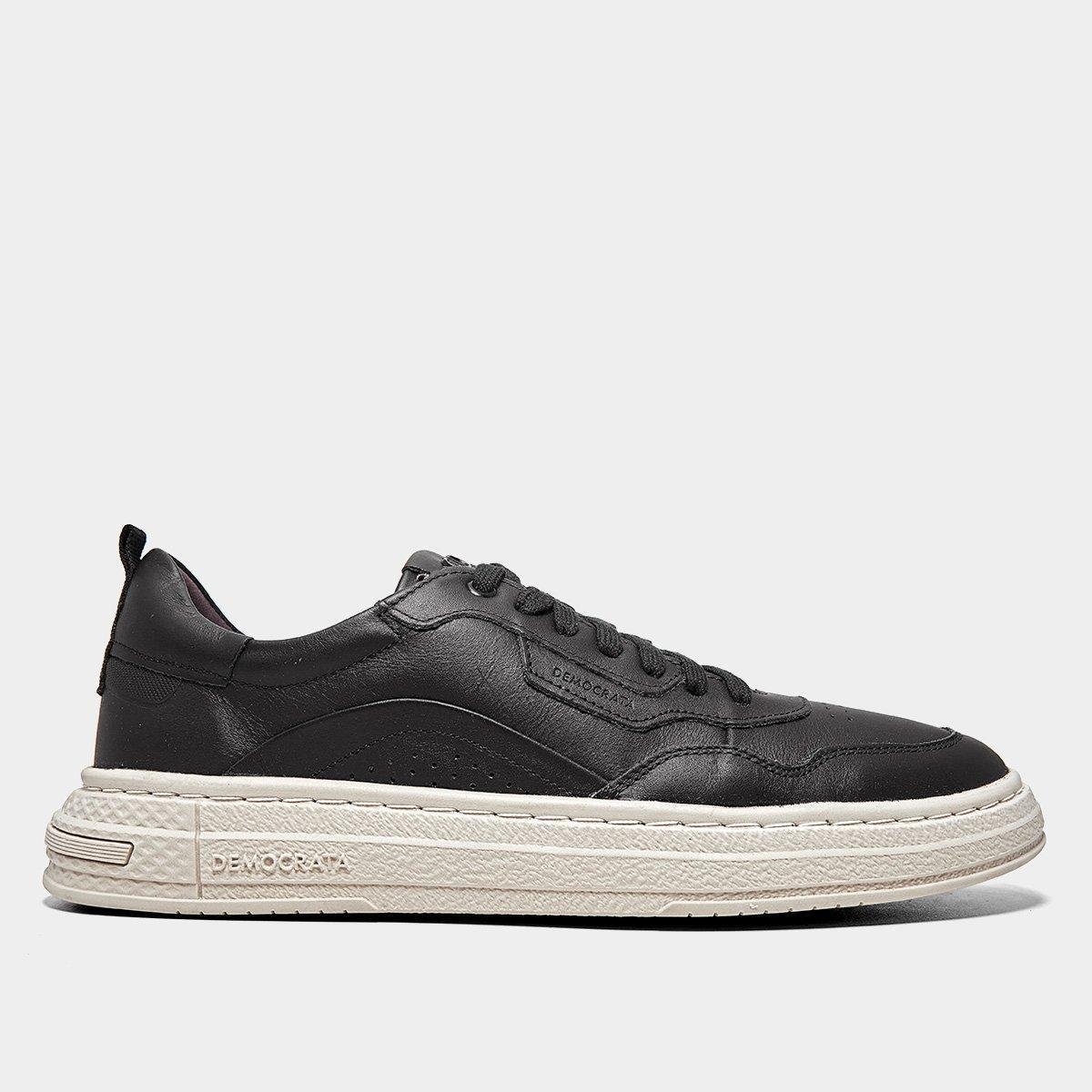 Tênis Couro Democrata Denim Jake Masculino Menor preço em Tênis Couro Democrata Denim Jake Masculino