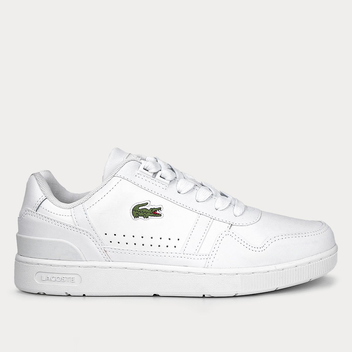 Tênis Couro Lacoste Court Sneakers Masculino Menor preço em Tênis Couro Lacoste Court Sneakers Masculino