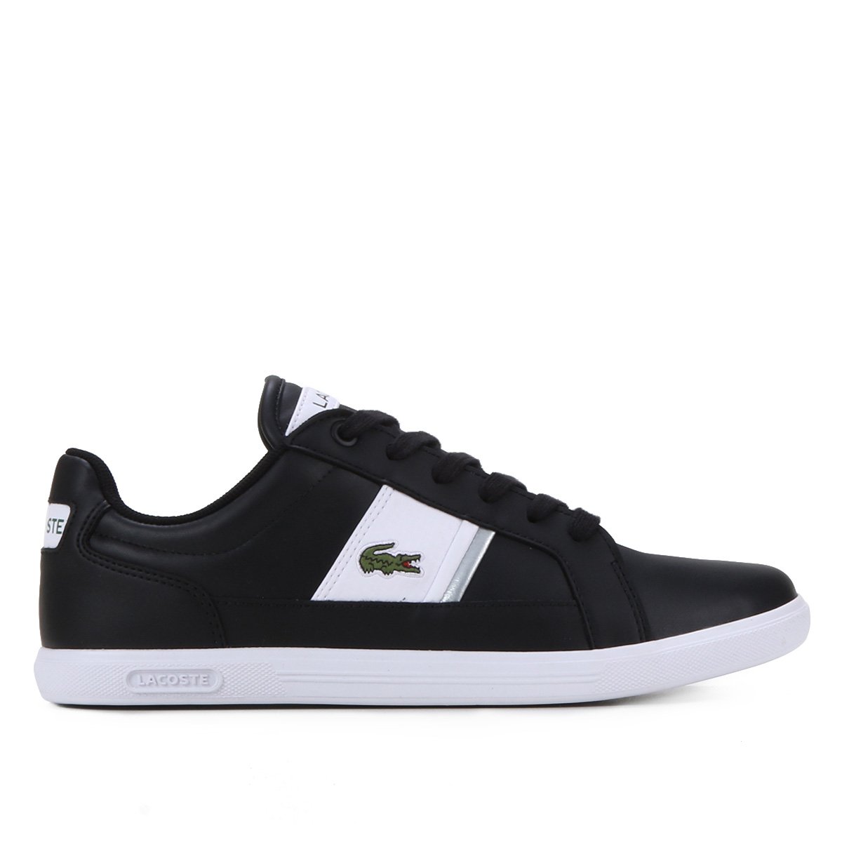 Tênis Couro Lacoste Europa Masculino - Preto é ruim? Tênis Couro Lacoste Europa Masculino - Preto é boa?