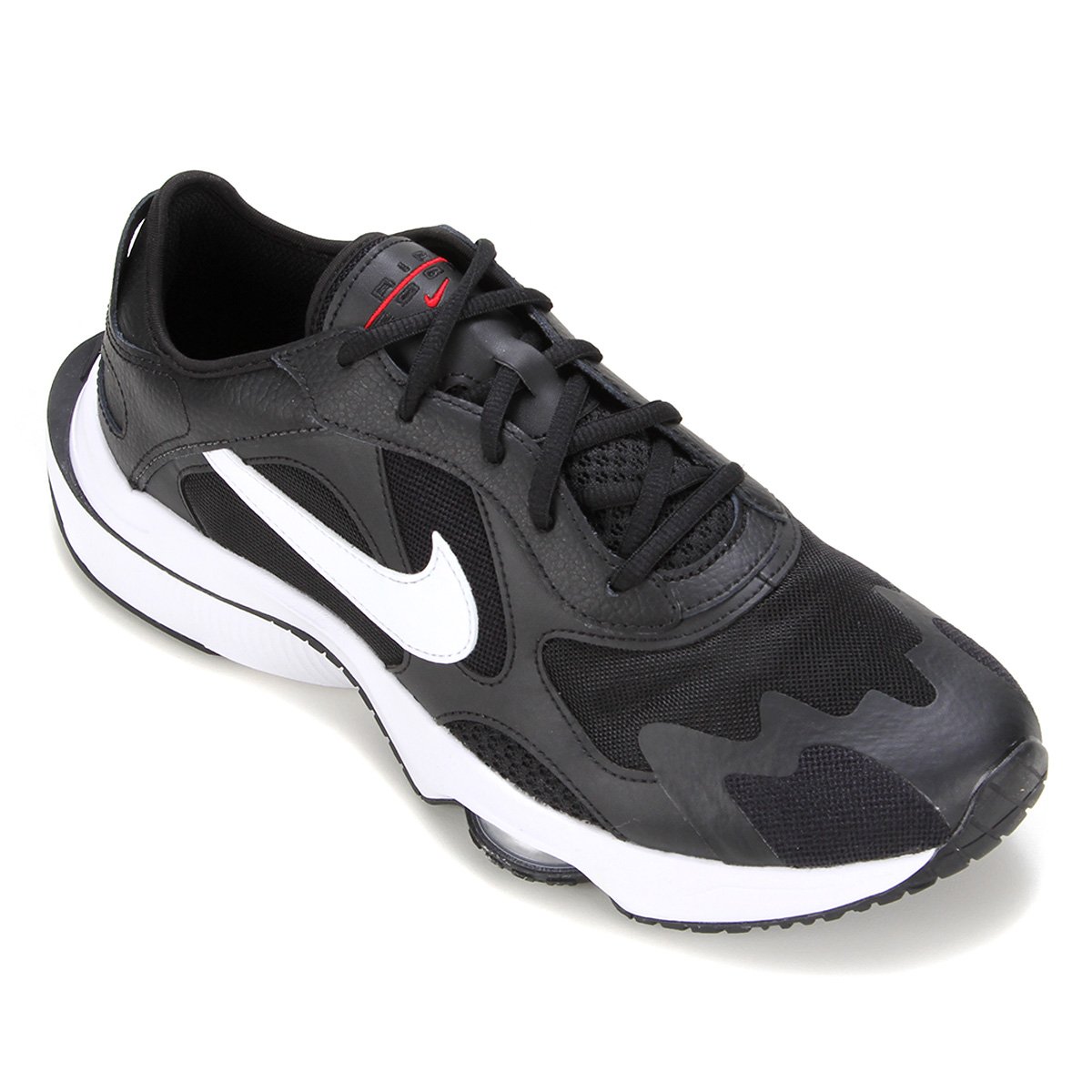 Tênis Couro Nike Air Zoom Division Masculino - Preto+Branco Menor preço em Tênis Couro Nike Air Zoom Division Masculino - Preto+Branco