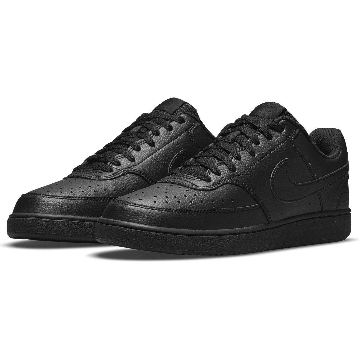 Tênis Couro Nike Court Vision Low Masculino - Preto é ruim? Tênis Couro Nike Court Vision Low Masculino - Preto é boa?