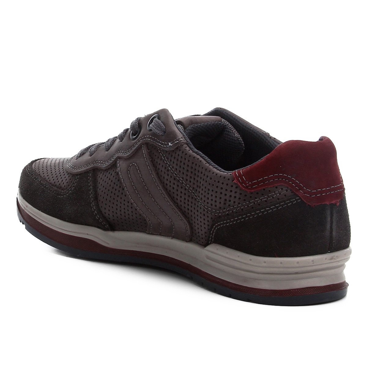 tenis de couro com amortecedor