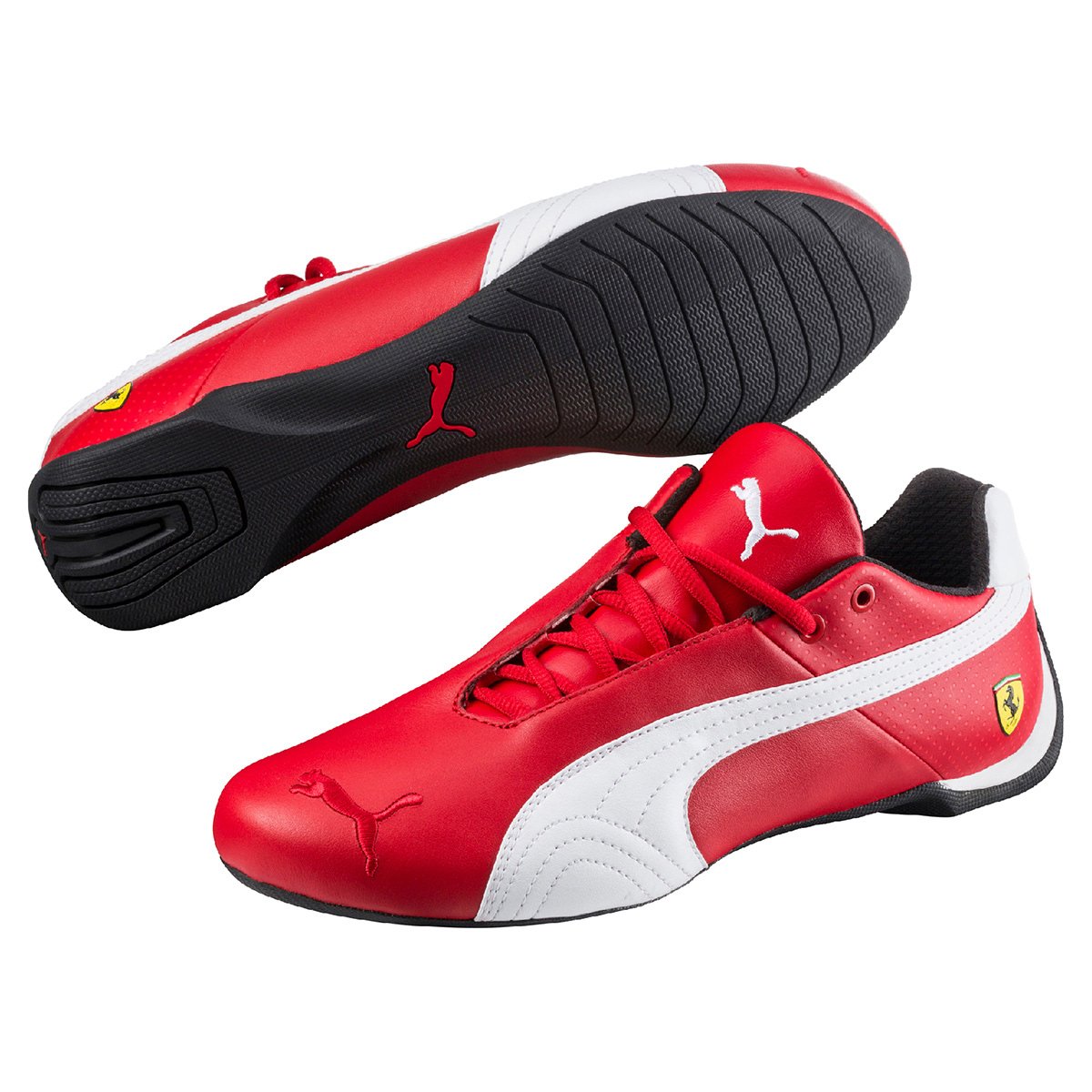Tênis Couro Puma Scuderia Ferrari Future Cat OG Masculino - Vermelho+Preto Menor preço em Tênis Couro Puma Scuderia Ferrari Future Cat OG Masculino - Vermelho+Preto