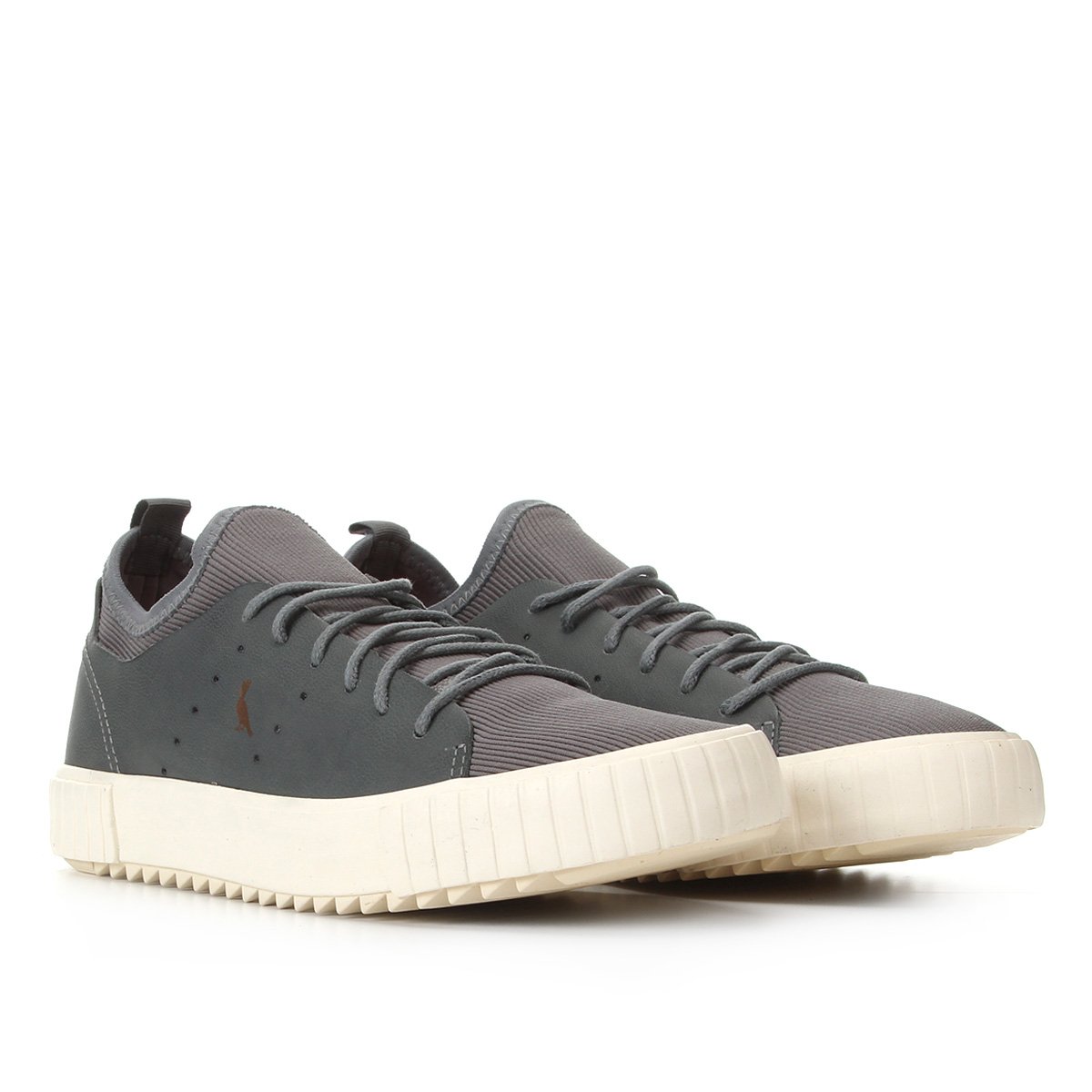 Tênis Couro Reserva Calce Elástico Masculino - Grafite é ruim? Tênis Couro Reserva Calce Elástico Masculino - Grafite é boa?