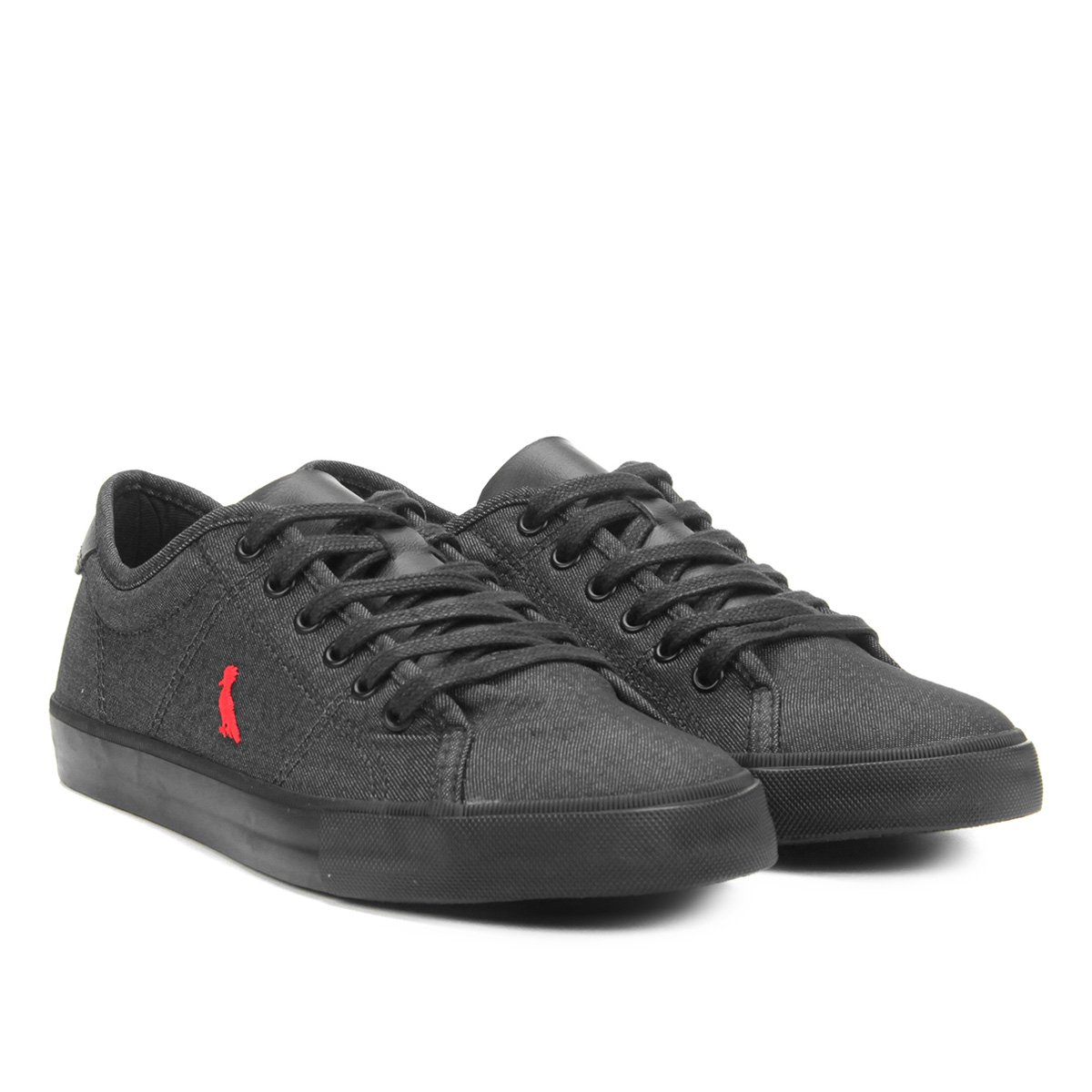 Tênis Couro Reserva Masculino - Preto Menor preço em Tênis Couro Reserva Masculino - Preto