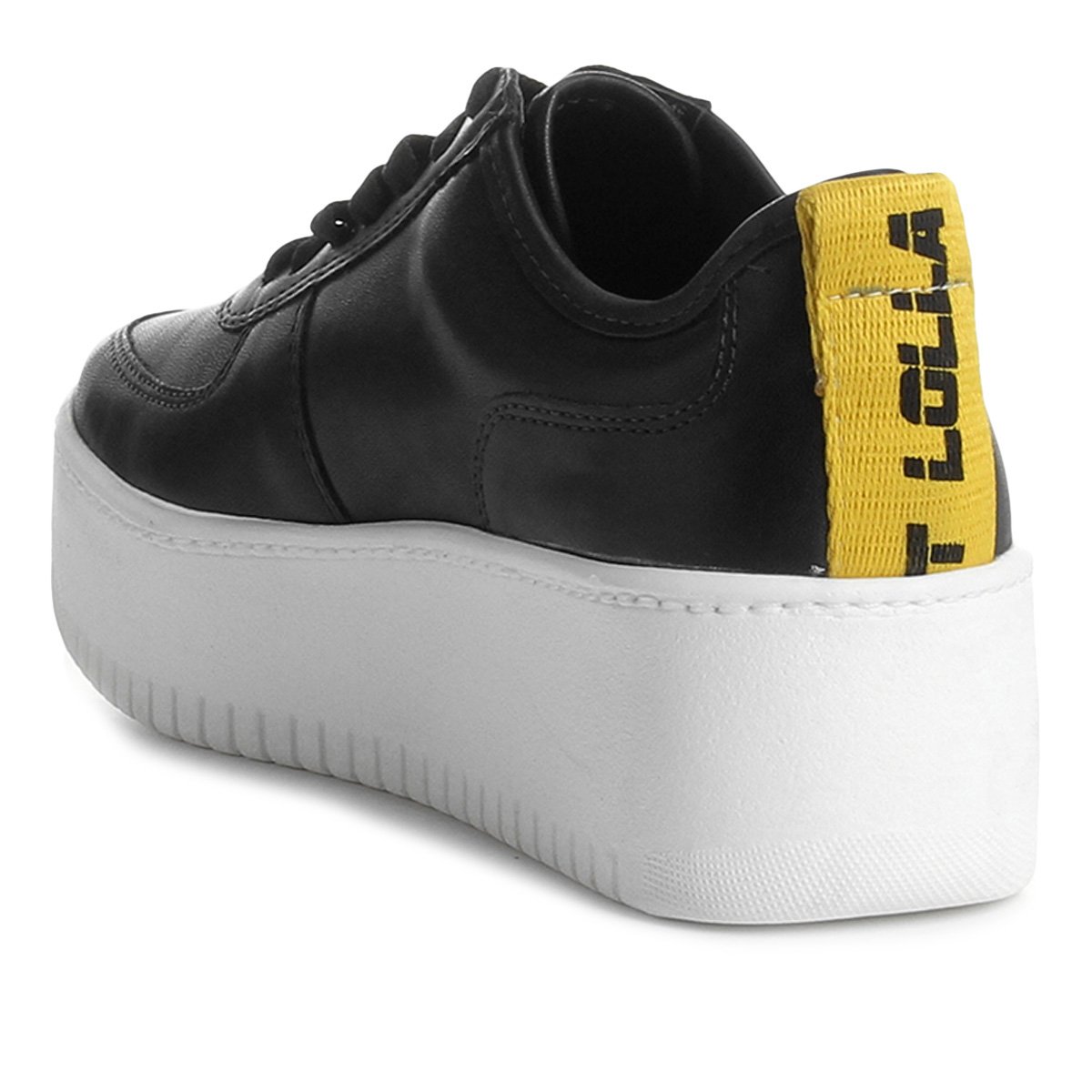 tênis couro santa lolla flatform feminino