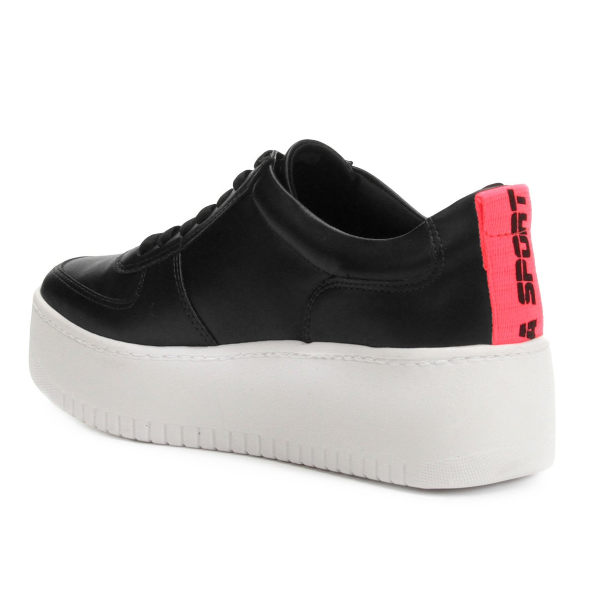 tênis couro santa lolla flatform feminino