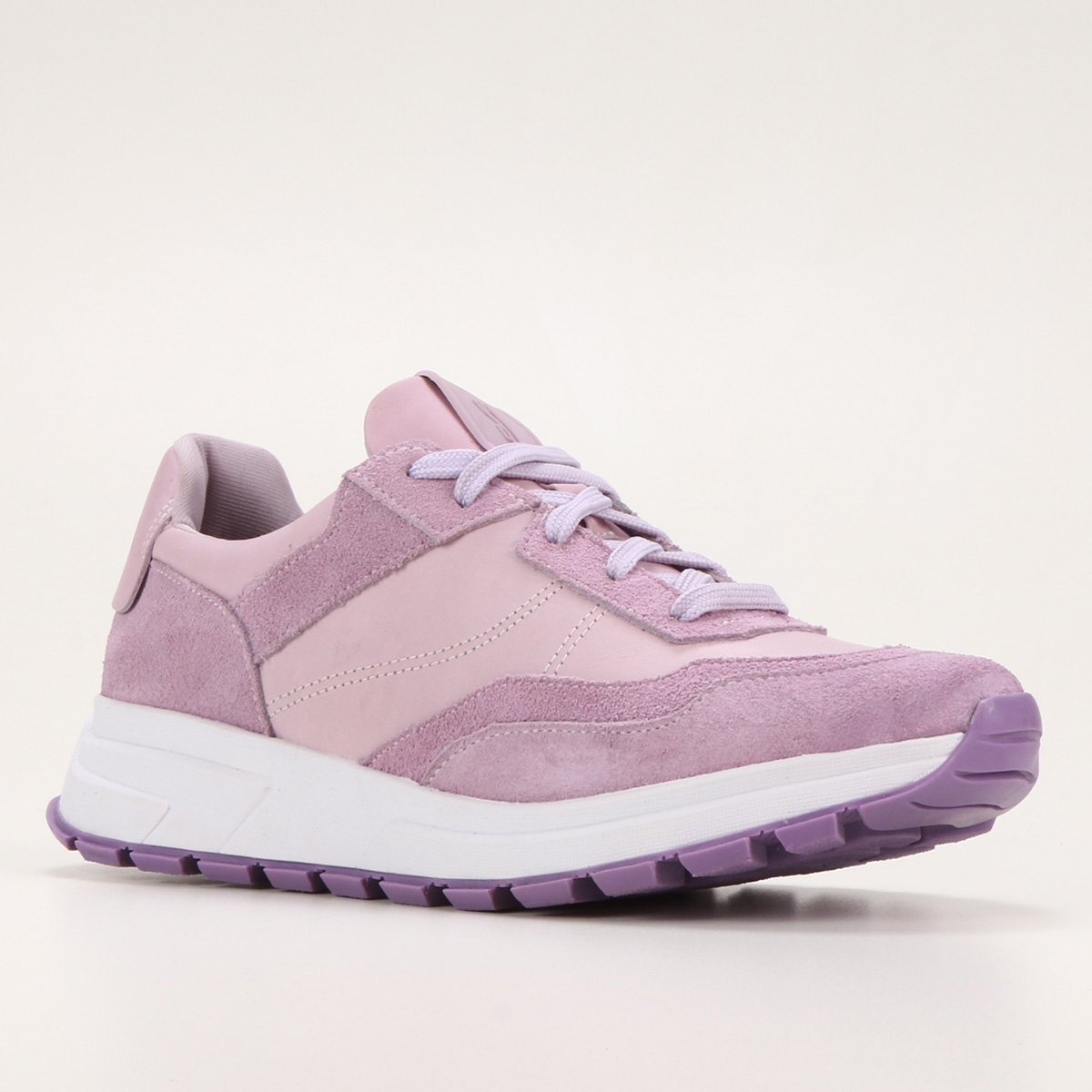 Tênis Couro Santa Lolla Jogging Feminino - Lilás | Zattini