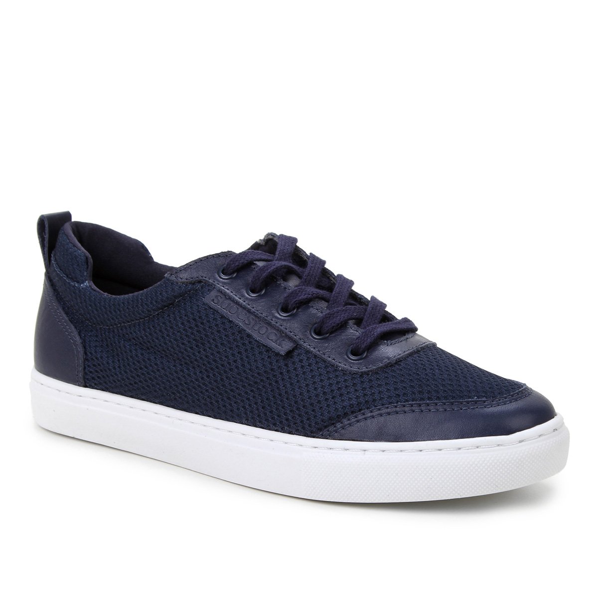 Tênis Couro Shoestock Comfy Tela Feminino - Marinho Menor preço em Tênis Couro Shoestock Comfy Tela Feminino - Marinho