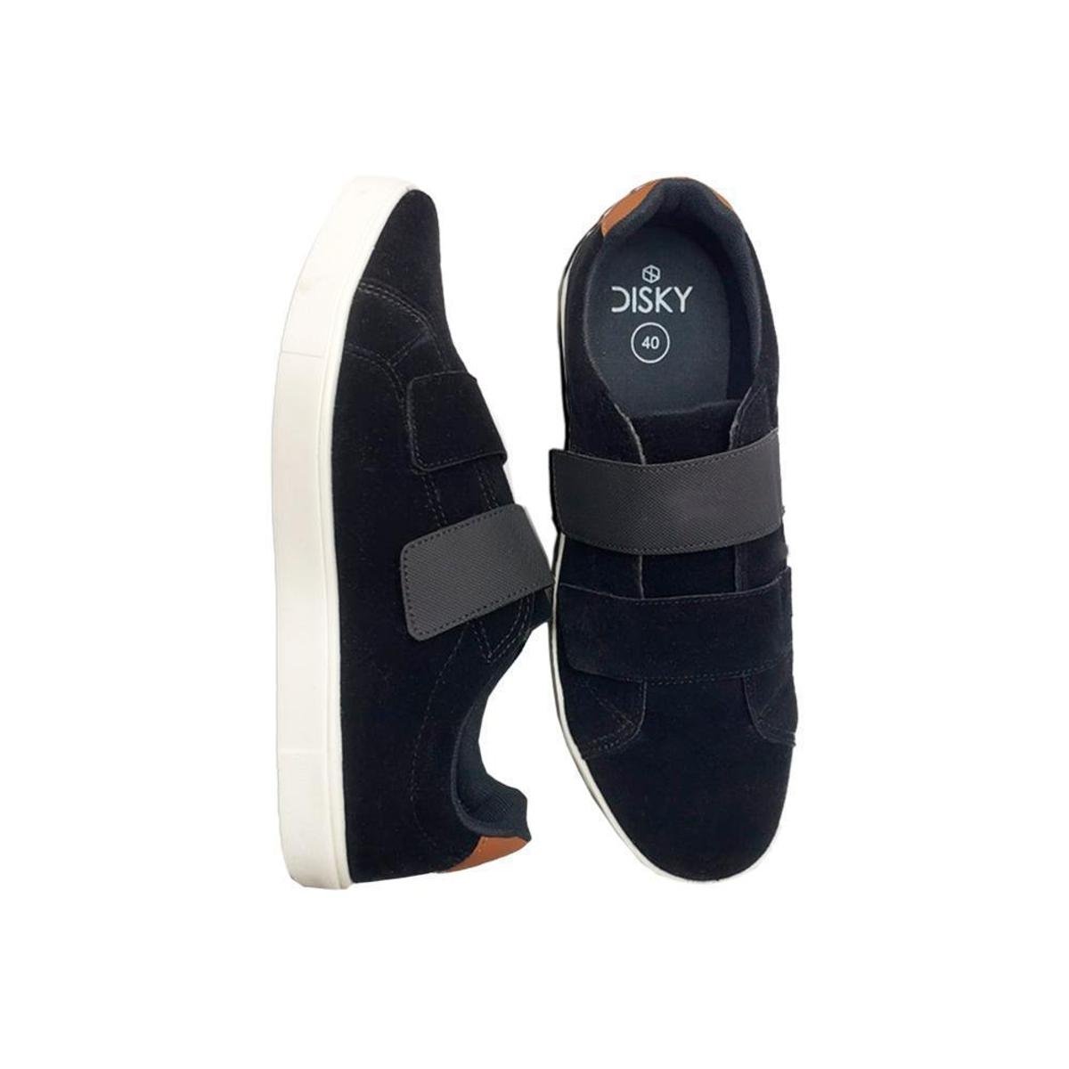 tenis couro sintetico masculino