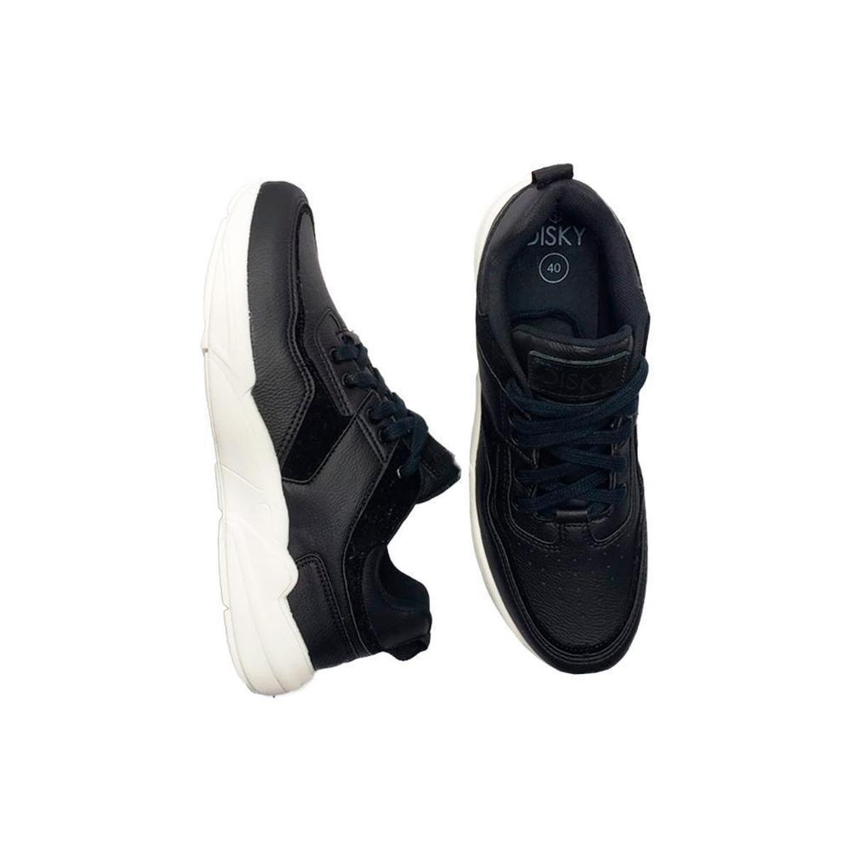 tenis couro sintetico masculino