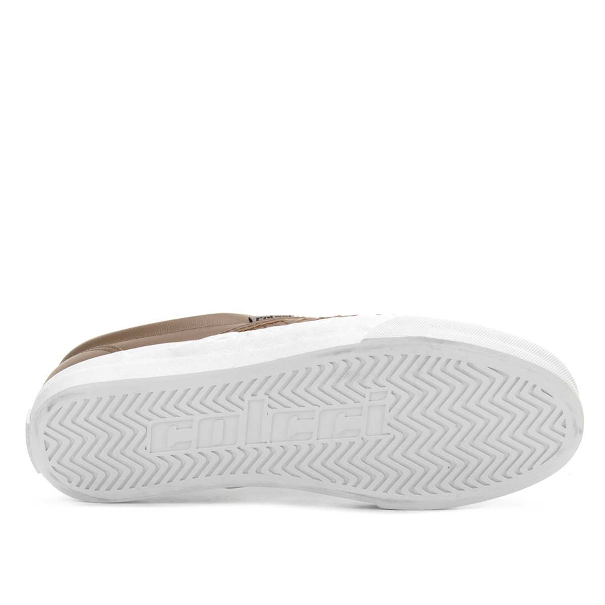 tênis couro slip on colcci matheus masculino