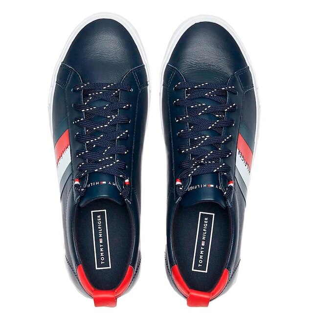 Tênis Couro Tommy Hilfiger Dino Midnight Masculino