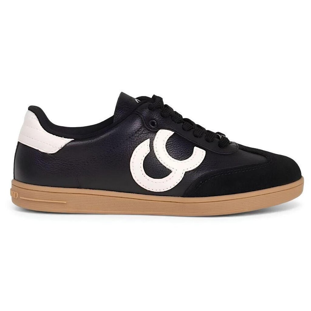TENIS CRAVO E CANELA COM CADARÇO REF: 2130C FEMININO