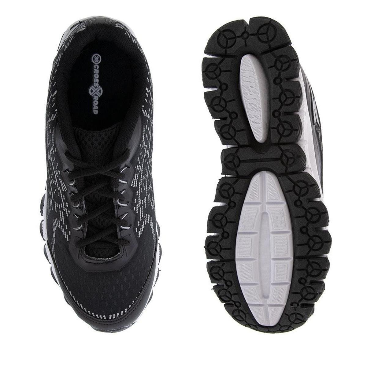 T nis Cross Road Esportivo Masculino Preto Preto Zattini