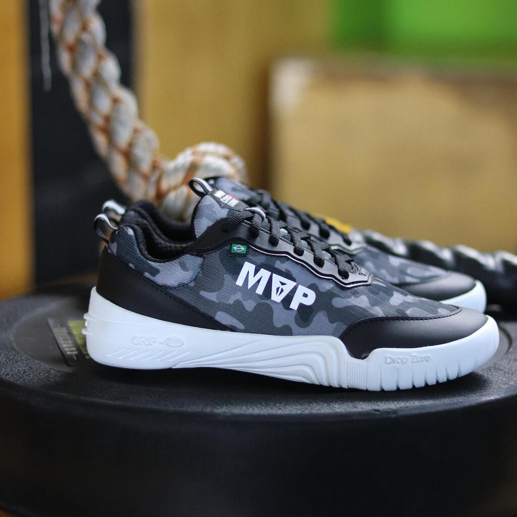 Tenis Cross Training Mvp Barefoot Evo 4 - Camuflado Preto
