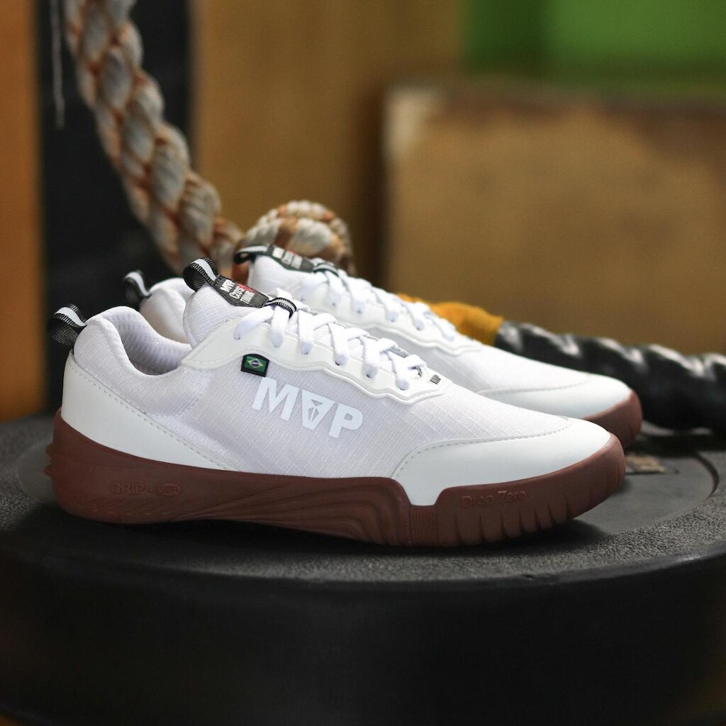 Tenis Cross Training Mvp Barefoot Evo 4 - White Camel