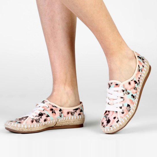 Tênis Dakota Estampado - Bege