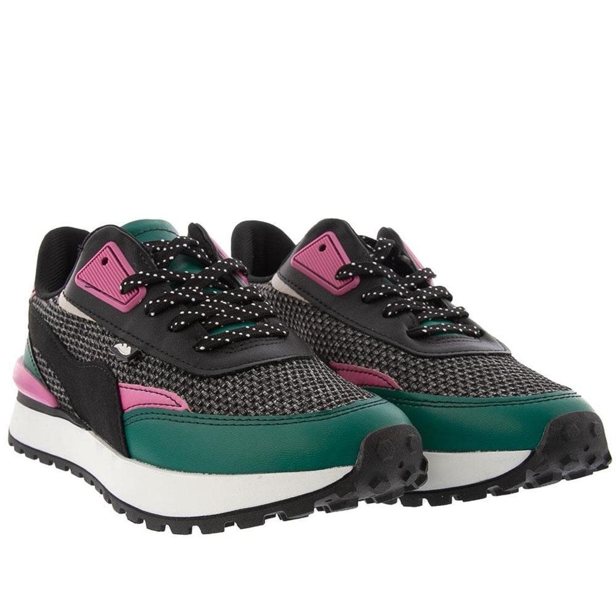 Tênis Dakota Flatform Jogging Recortes Mesh Verde - Colorido Menor preço em Tênis Dakota Flatform Jogging Recortes Mesh Verde - Colorido