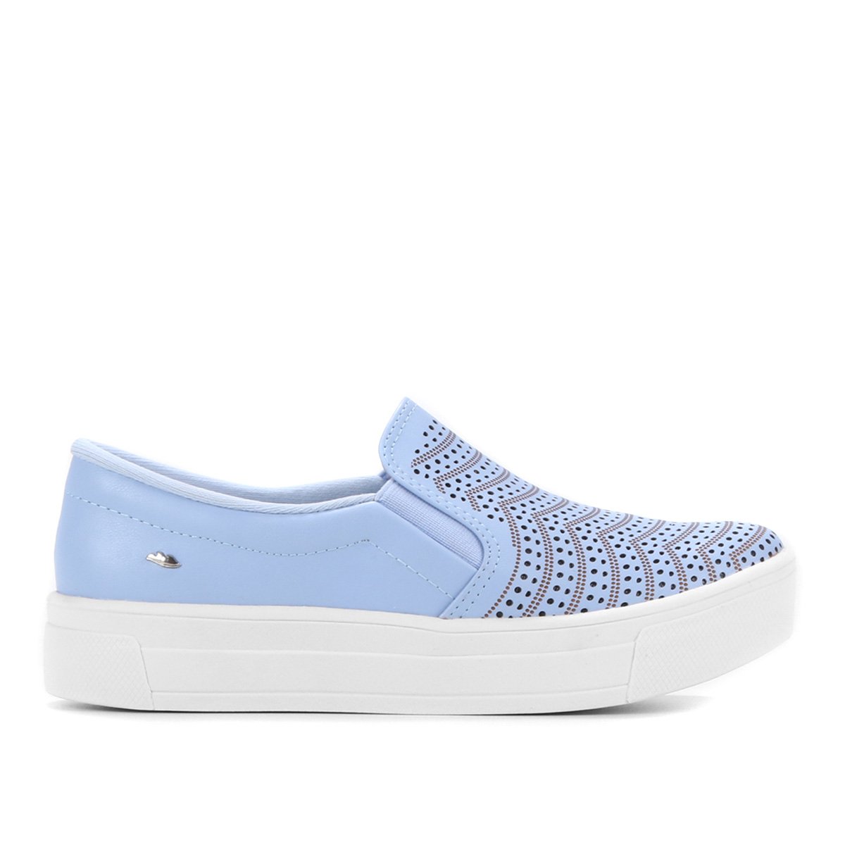 Tênis Dakota Slip On Feminino - Azul Menor preço em Tênis Dakota Slip On Feminino - Azul