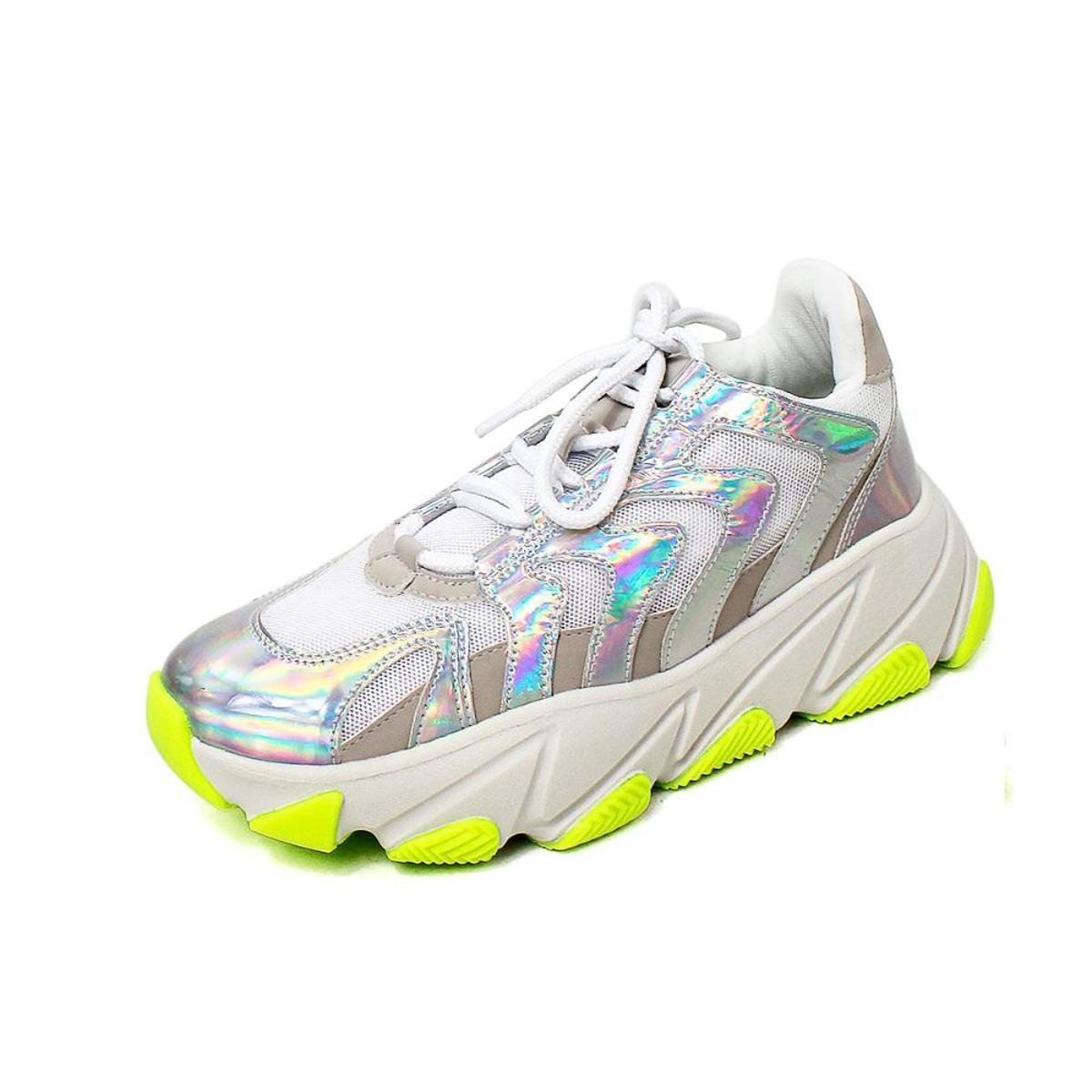 tenis chunky holografico