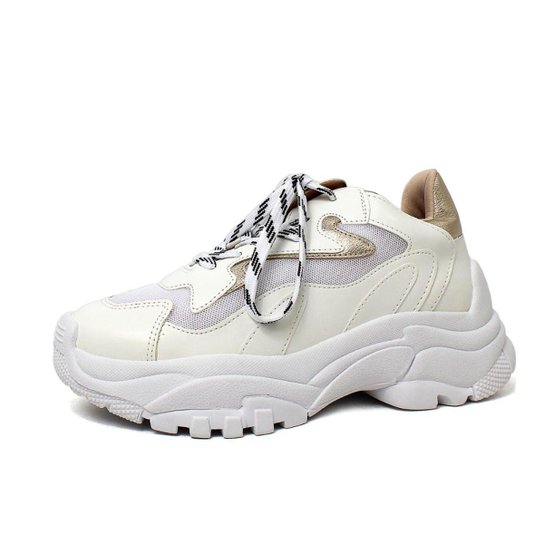 Tênis Damannu Shoes Chunky Kenzie Feminina - Branco