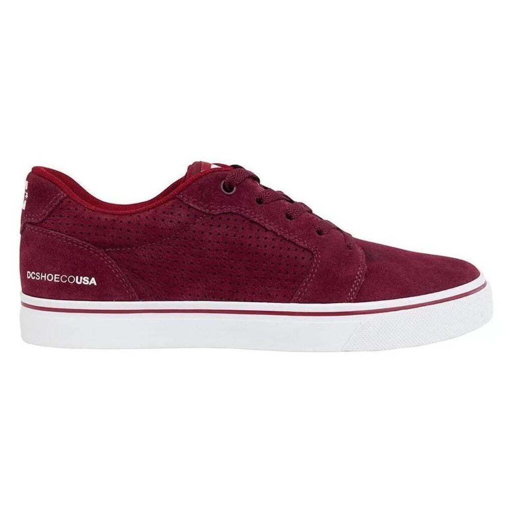 Tênis DC Shoes Anvil LA SE - Vermelho/Vermelho/Branco (DC033A.RRW)