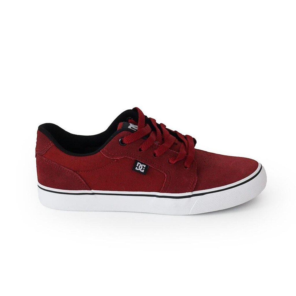 Tênis DC Shoes Anvil LA - Vinho/Branco (DC001A.WN)