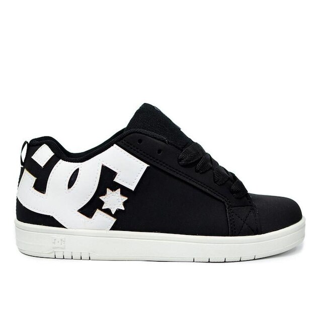 Tênis DC Shoes Court Graffik Black White