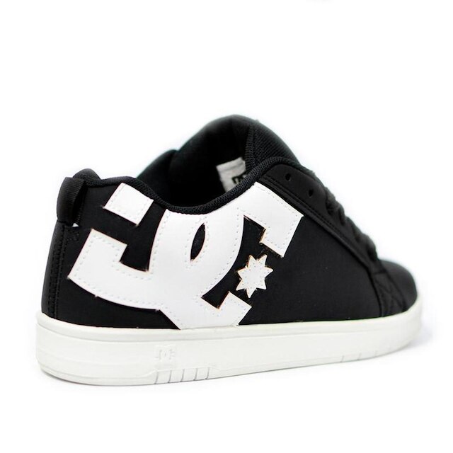 Tênis DC Shoes Court Graffik Black White