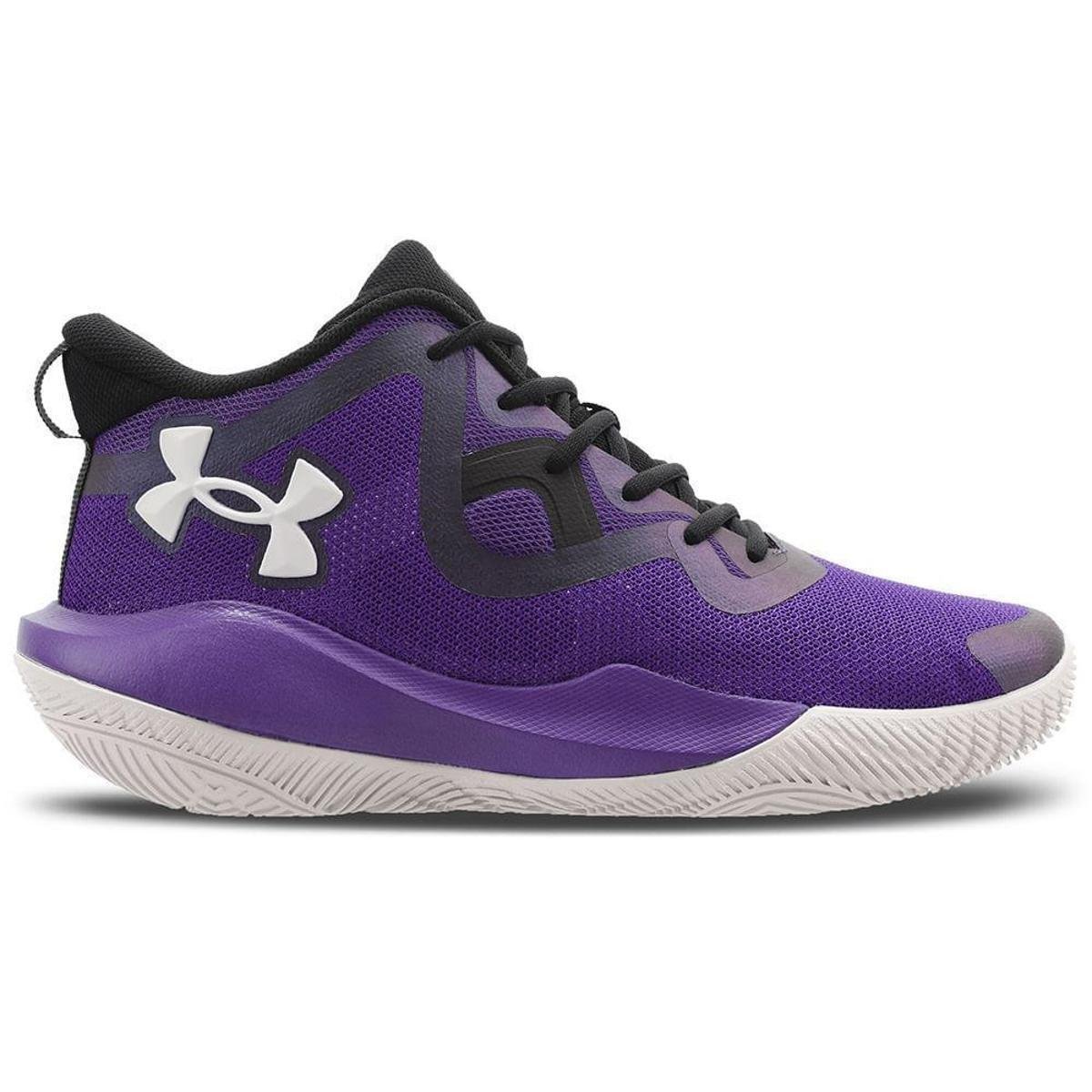 Tênis de Basquete Masculino Under Armour Bankshot SE 40 Roxo Menor preço em Tênis de Basquete Masculino Under Armour Bankshot SE 40 Roxo