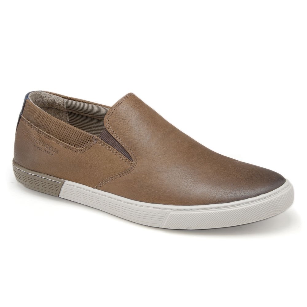 Tenis De Couro Iate Ferricelli Sentra - Marrom Claro | Zattini