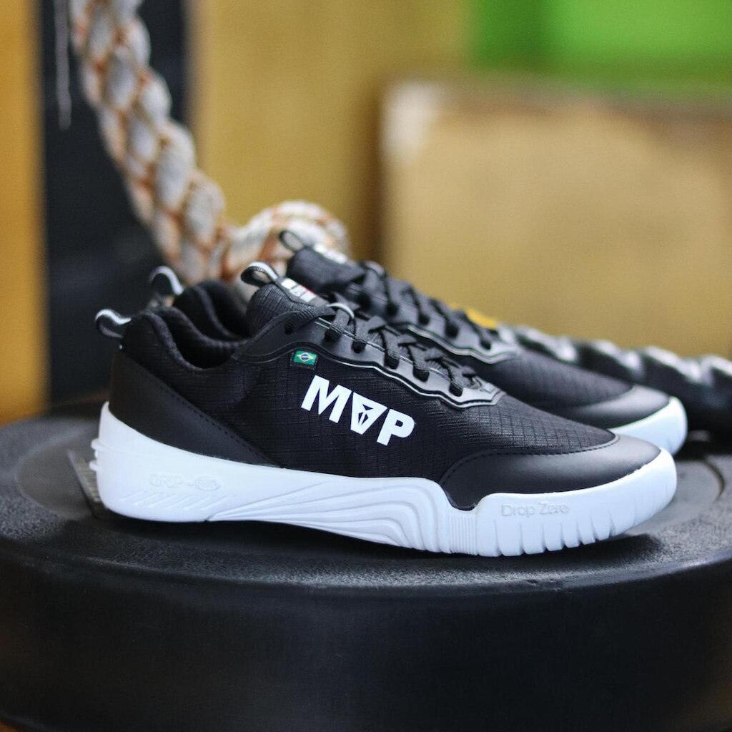 Tenis De Cross Training Mvp Barefoot Evo 4 - Black White