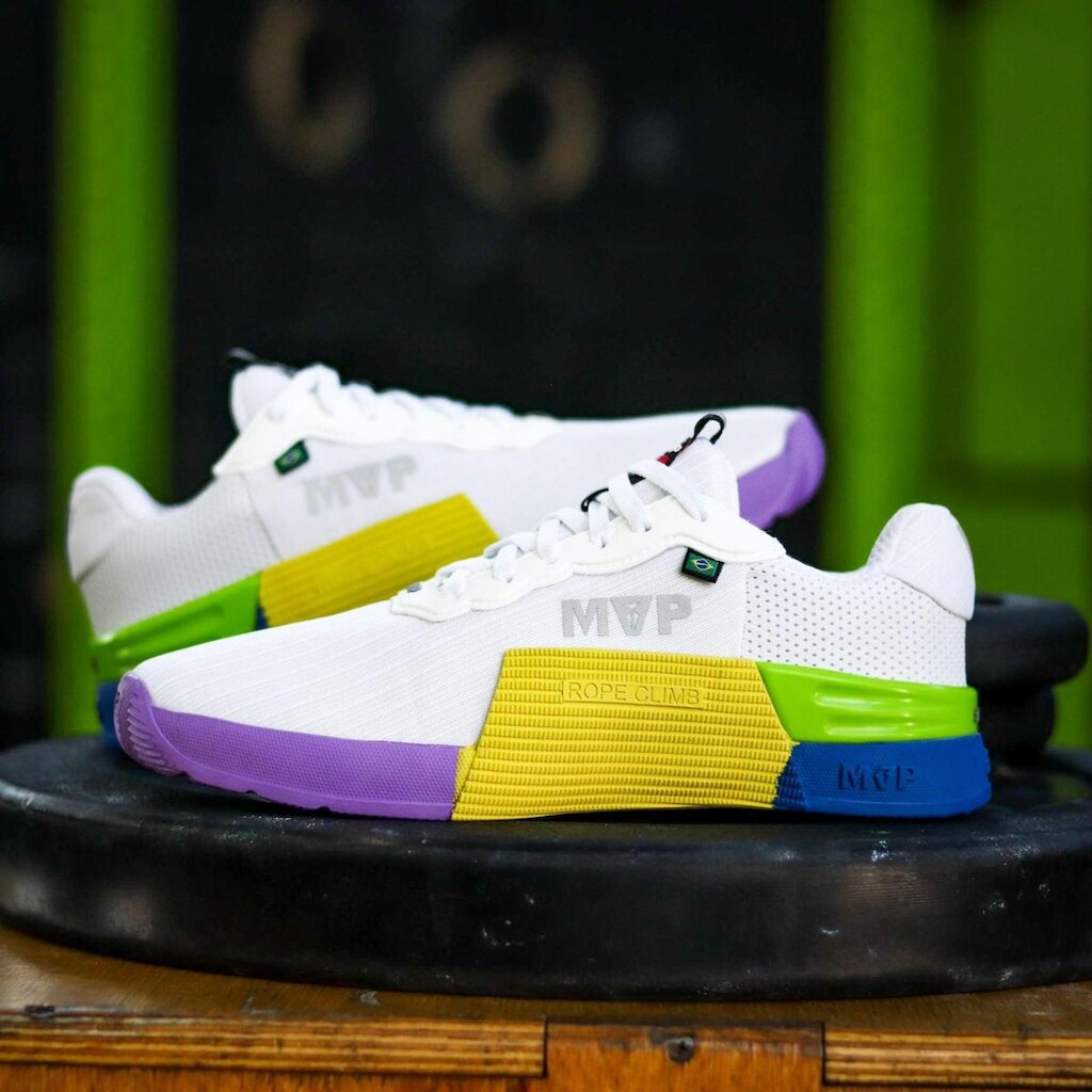 Tenis De Treino Mvp 5x5 - White Yellow