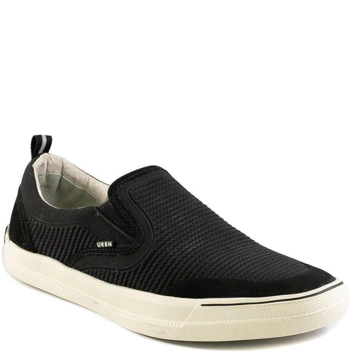 Tênis Democrata Slip On Urban Venice Maculino - Preto Menor preço em Tênis Democrata Slip On Urban Venice Maculino - Preto