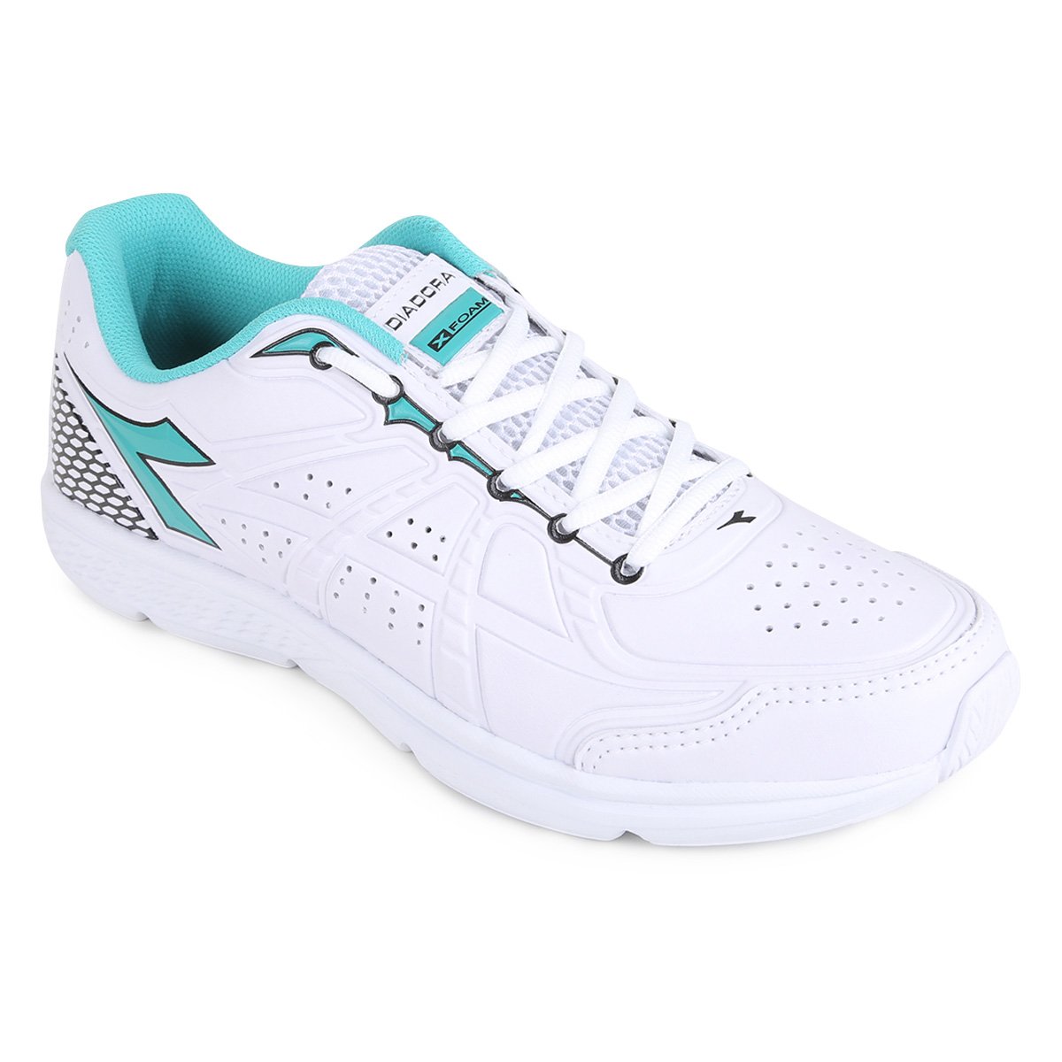 Tênis Diadora Carrera WT Feminino - Branco+Verde é ruim? Tênis Diadora Carrera WT Feminino - Branco+Verde é boa?