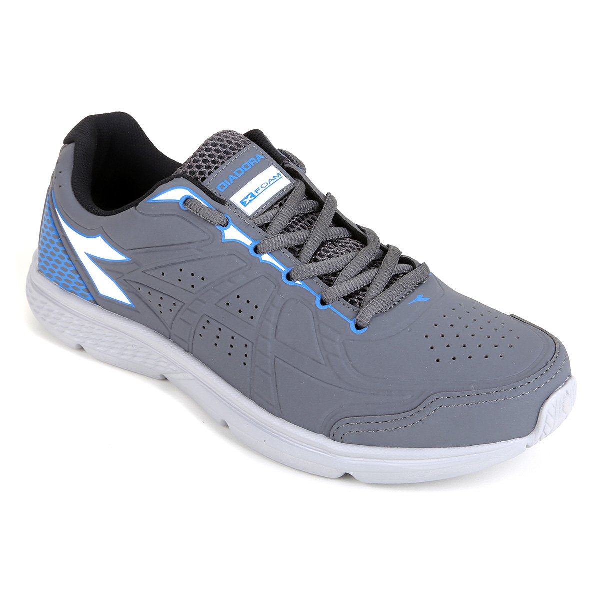 Tênis Diadora Carrera WT Masculino - Grafite+Azul é ruim? Tênis Diadora Carrera WT Masculino - Grafite+Azul é boa?