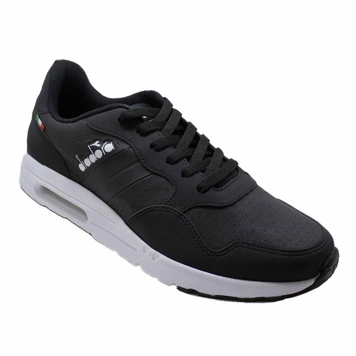 Tênis Diadora Iron L - Preto+Branco Menor preço em Tênis Diadora Iron L - Preto+Branco
