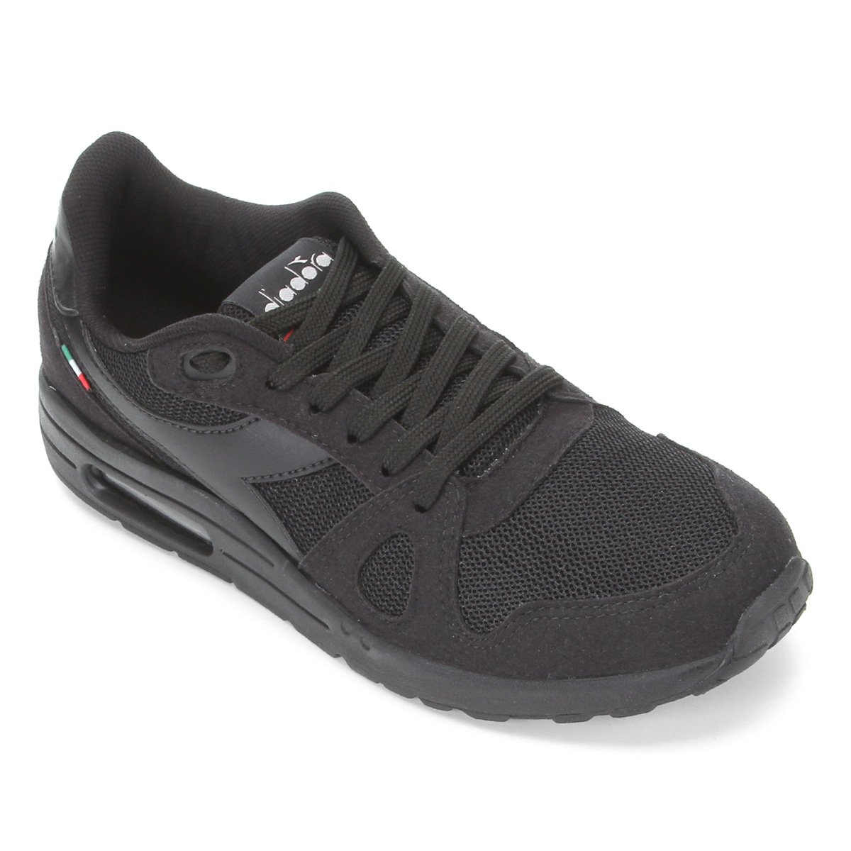 Tênis Diadora Steel Unissex - Preto Menor preço em Tênis Diadora Steel Unissex - Preto