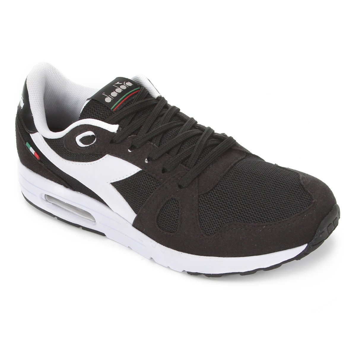 Tênis Diadora Steel Unissex - Preto+Branco é ruim? Tênis Diadora Steel Unissex - Preto+Branco é boa?