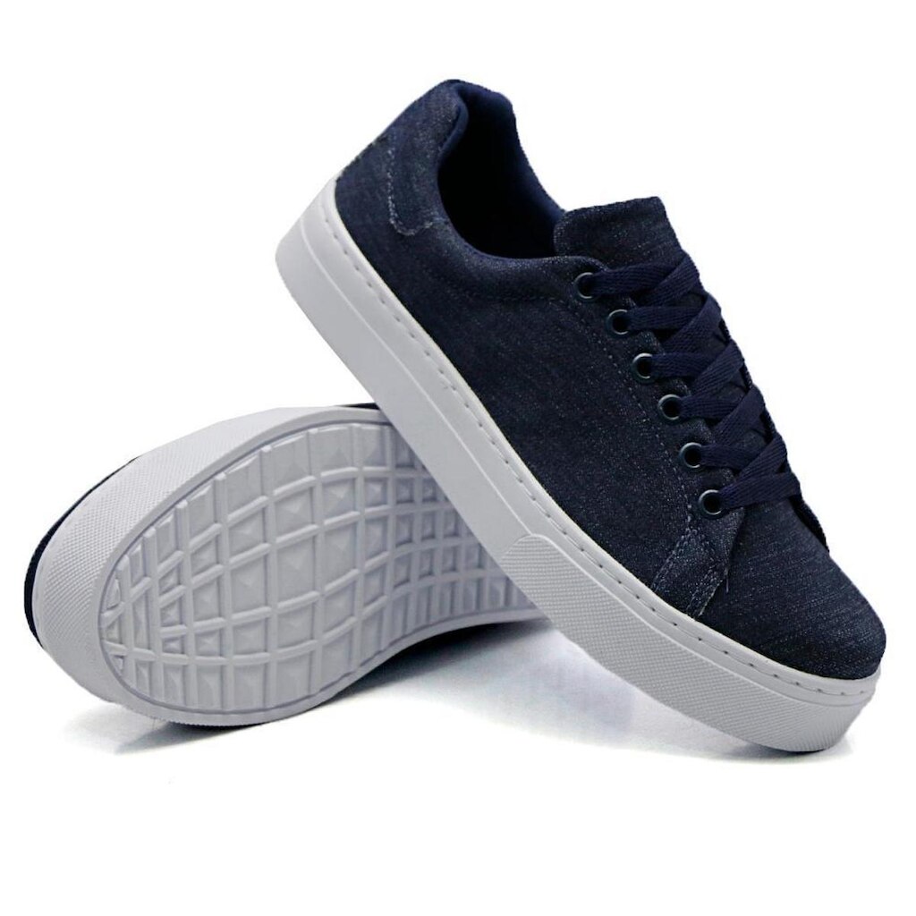 Tênis Dk Uze Shoes Casual Com Bordado Fecho Cadarço Leve Feminino