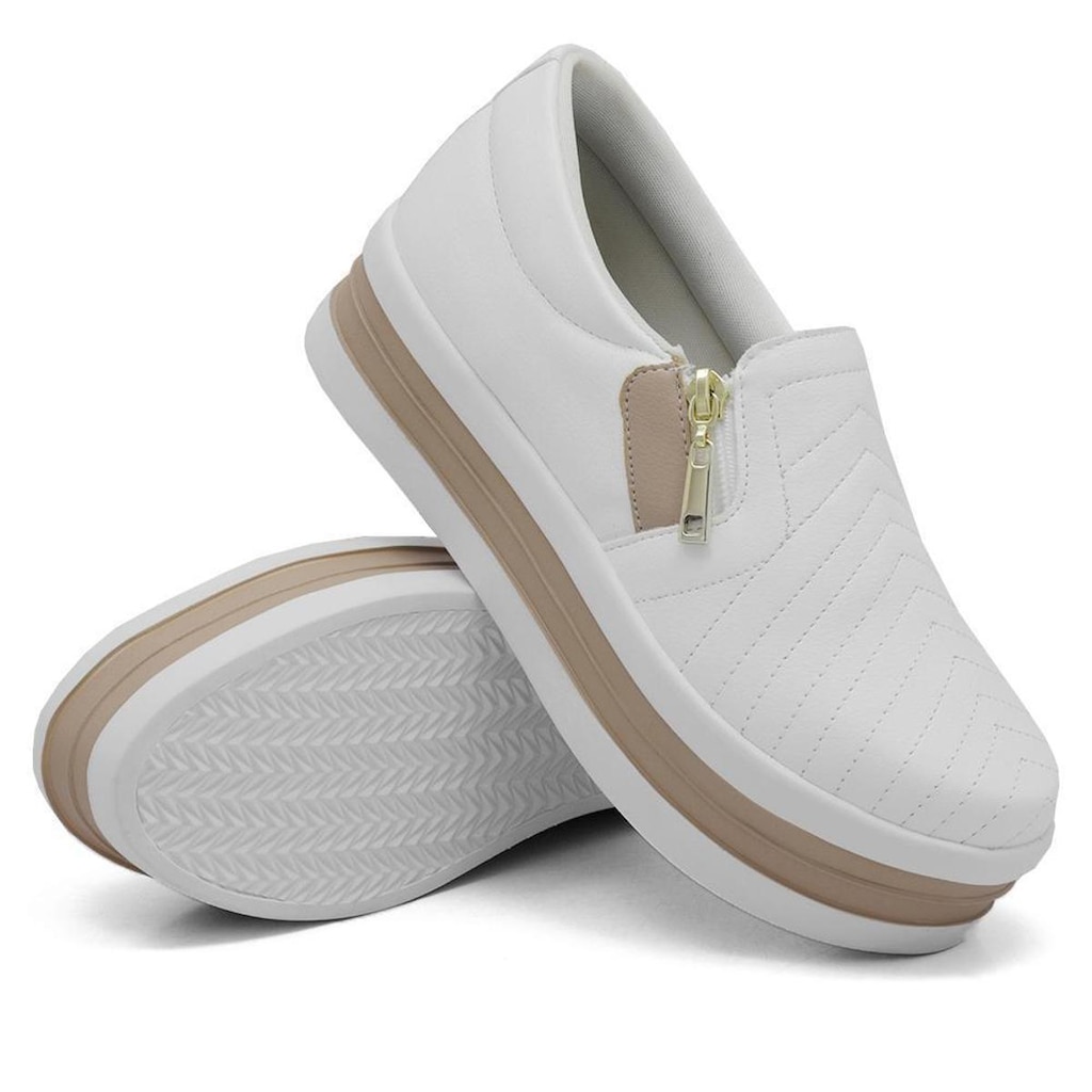 Tênis Dk Uze Shoes Slip on Calce Fácil Linha Confort Feminino