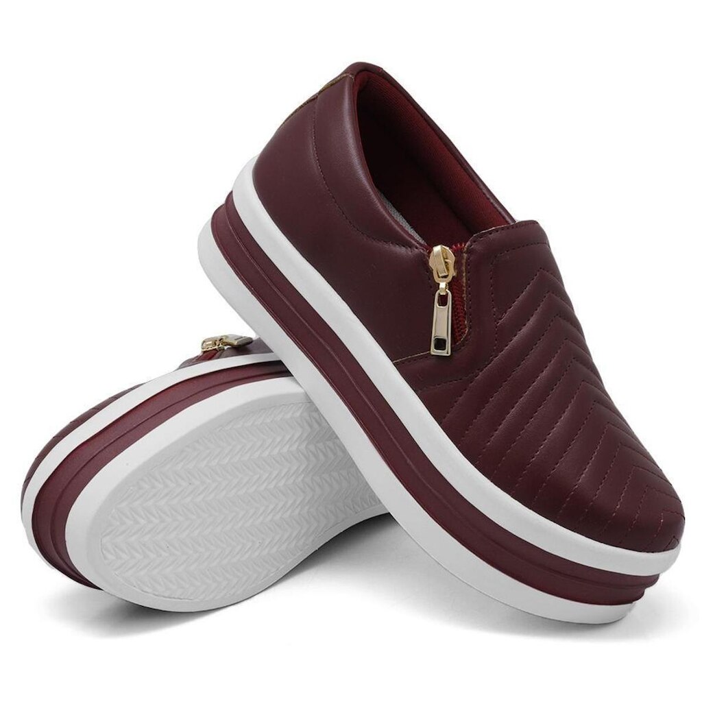 Tênis Dk Uze Shoes Slip on Calce Fácil Linha Confort Feminino