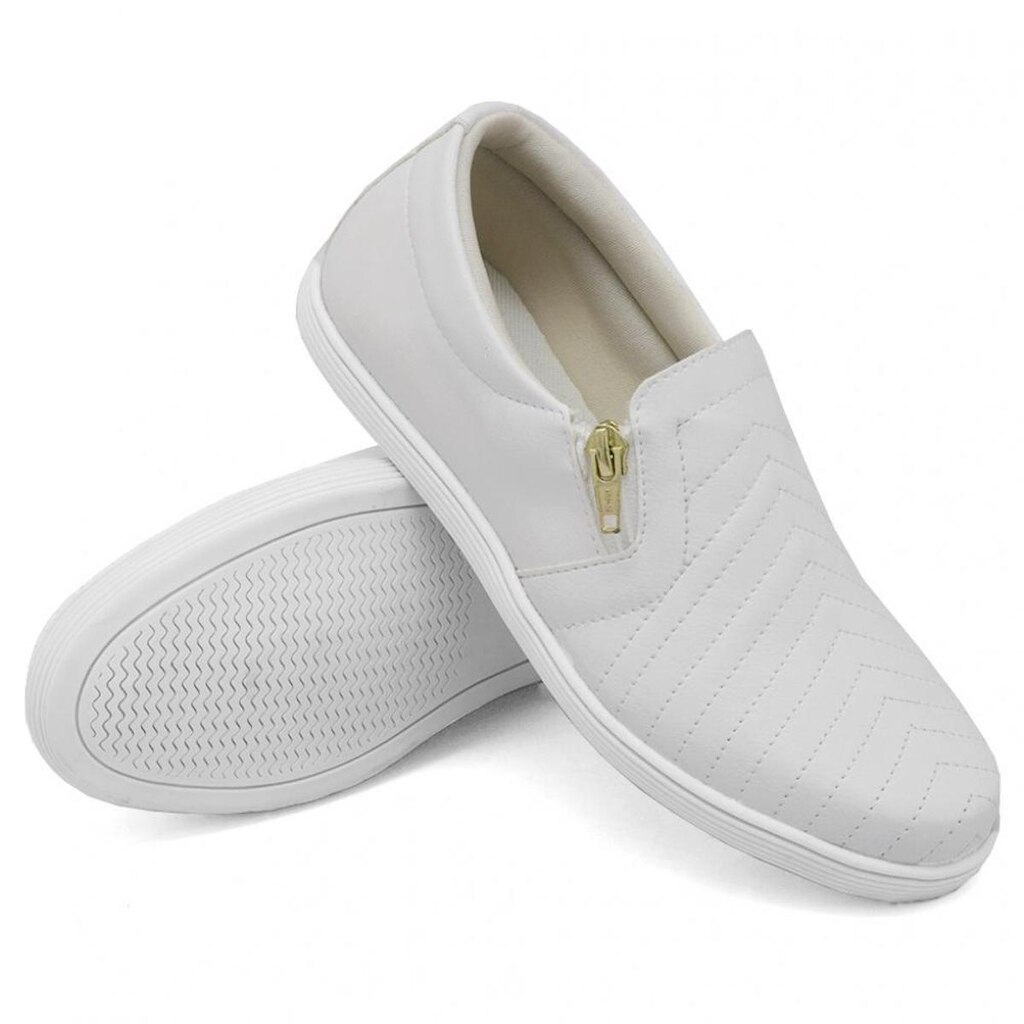 Tênis Dk Uze Shoes Slip On Com Matelasse Casual Calce Fácil Feminino