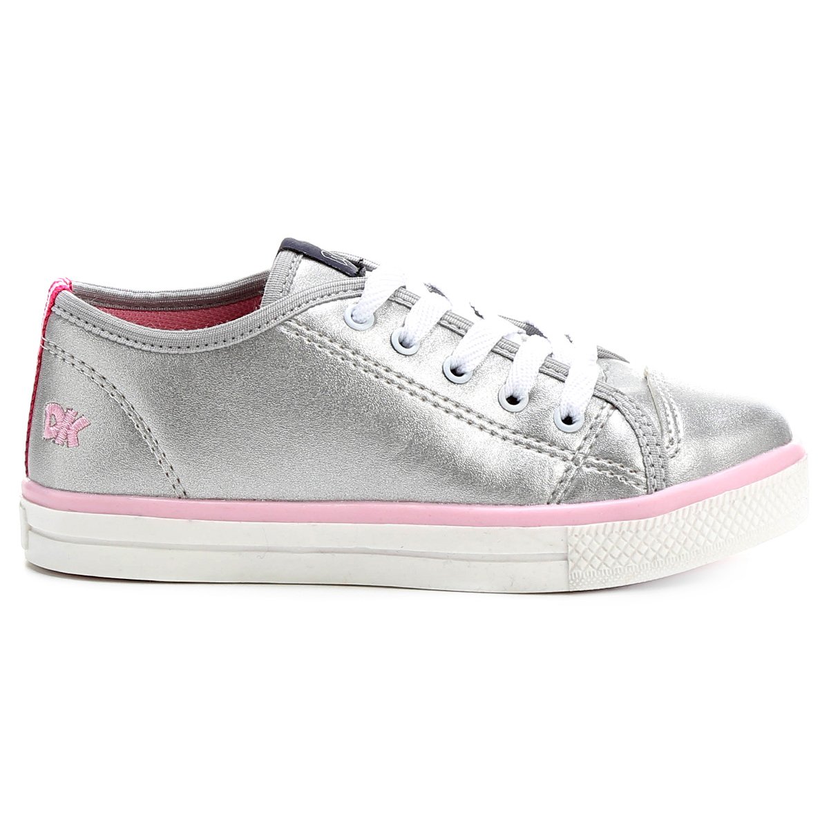 Tênis Dok Decker Infantil - Prata+Rosa | Zattini