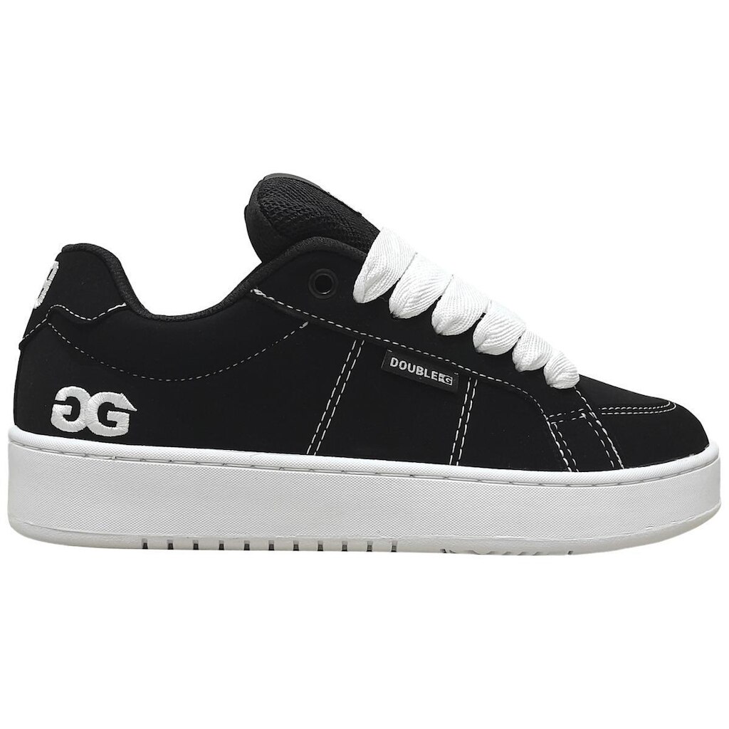 Tênis Double-G Easy Two Nobuck Preto Cadarço Largo Masculino