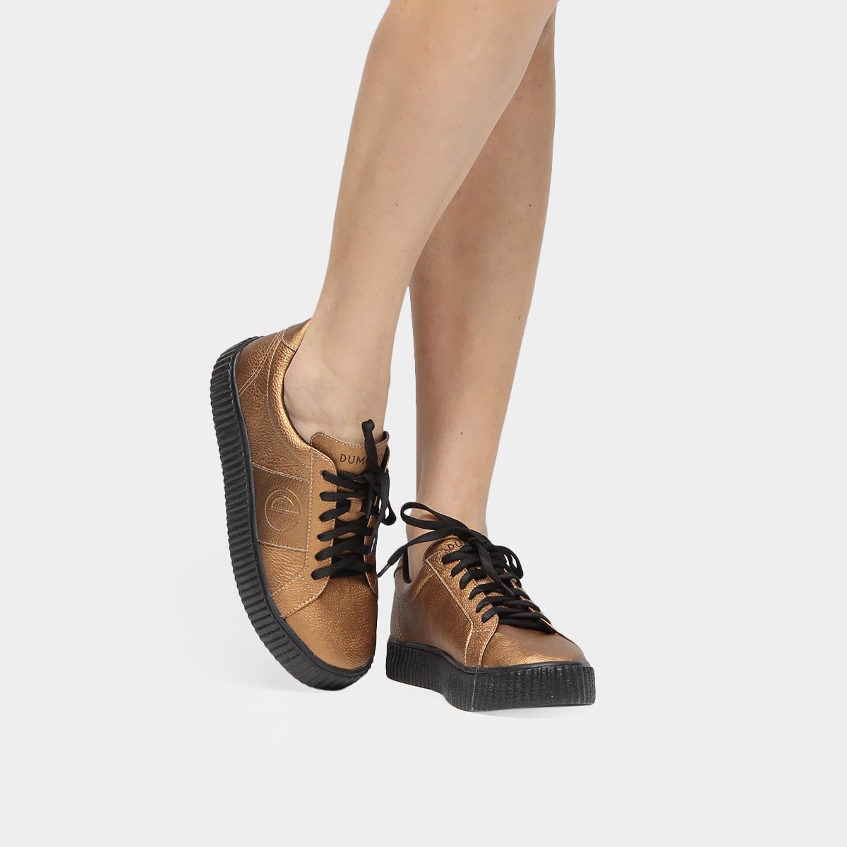 tenis dumond dourado