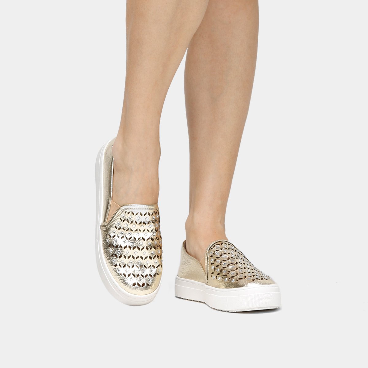 tenis dumond dourado